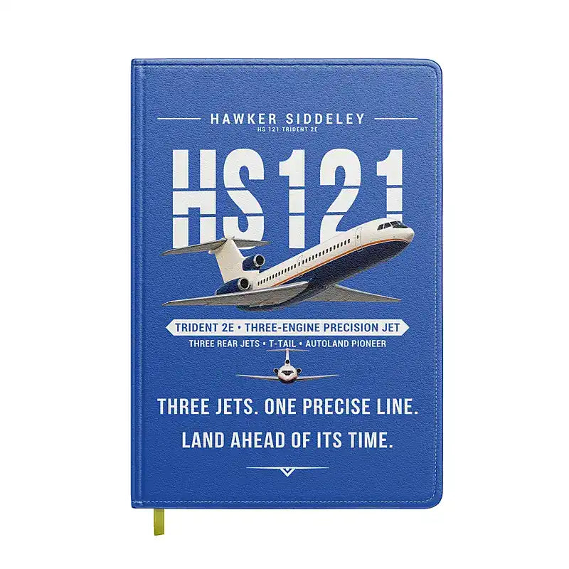 Hawker Siddeley HS 121 Trident 2E - Original - Notebook - Blue