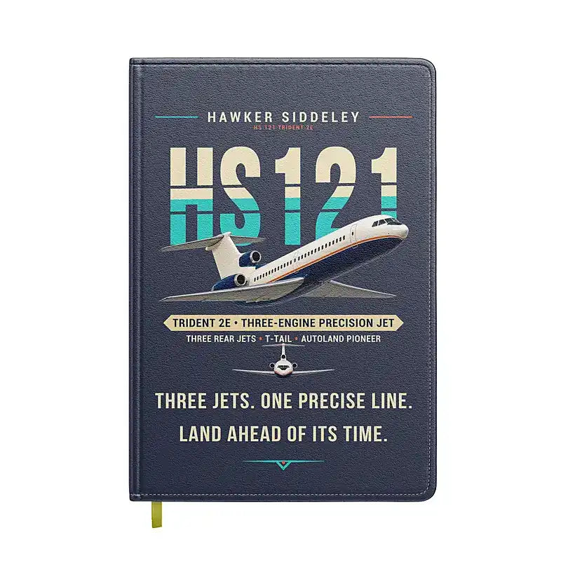 Hawker Siddeley HS 121 Trident 2E - Original - Notebook - Navy Blue