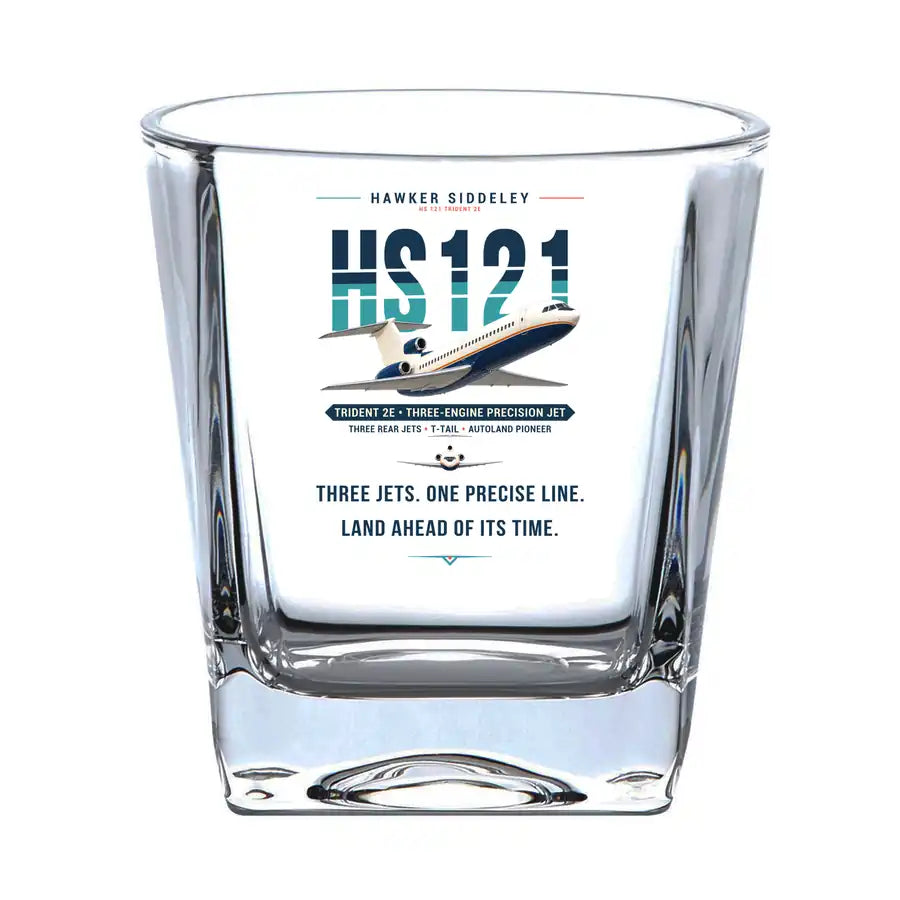 Hawker Siddeley HS 121 Trident 2E - Original - Whiskey Glass