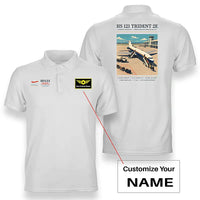 Thumbnail for Hawker Siddeley HS 121 Trident 2E - Poster - Double-Side Polo - White + Name