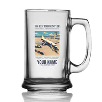 Thumbnail for Hawker Siddeley HS 121 Trident 2E - Poster + Name - Beer Glass with Holder