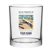 Thumbnail for Hawker Siddeley HS 121 Trident 2E - Poster + Name - Special Whiskey Glass
