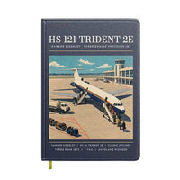 Thumbnail for Hawker Siddeley HS 121 Trident 2E - Poster - Notebook - Navy Blue
