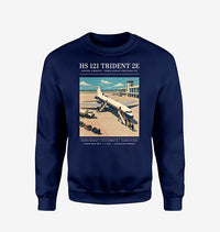 Thumbnail for Hawker Siddeley HS 121 Trident 2E - Poster - Sweatshirt - Navy Blue