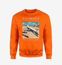 Thumbnail for Hawker Siddeley HS 121 Trident 2E - Poster - Sweatshirt - Orange