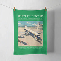 Thumbnail for Hawker Siddeley HS 121 Trident 2E - Poster - Towel - Green