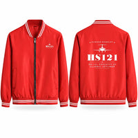 Thumbnail for Hawker Siddeley HS 121 Trident 2E Stylish Jackets - Baseball Collar - Heritage - Red