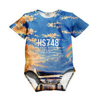 Thumbnail for Hawker Siddeley HS 748 Series 2A 3D All-Over Print Clothing - Baby Bodysuit - 3D + Name
