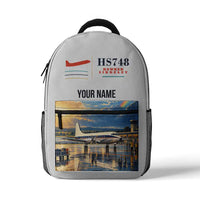Thumbnail for Hawker Siddeley HS 748 Series 2A - 3D Backpack - White + Name