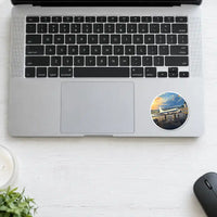 Thumbnail for Hawker Siddeley HS 748 Series 2A - 3D + Name - Circle Sticker - Laptop