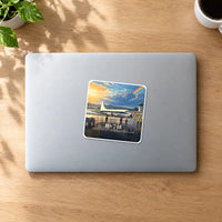 Thumbnail for Hawker Siddeley HS 748 Series 2A - 3D - Square Sticker - MacBook