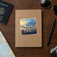 Thumbnail for Hawker Siddeley HS 748 Series 2A - 3D - Square Sticker - Notebook
