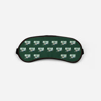 Thumbnail for Hawker Siddeley HS 748 Series 2A - Cartoon Pattern - Sleep Mask - Dark Green
