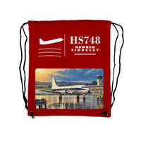 Thumbnail for Hawker Siddeley HS 748 Series 2A - Drawstring Bag - Classic - Red