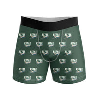 Thumbnail for Hawker Siddeley HS 748 Series 2A - Men Boxers - Cartoon Pattern - Dark Green
