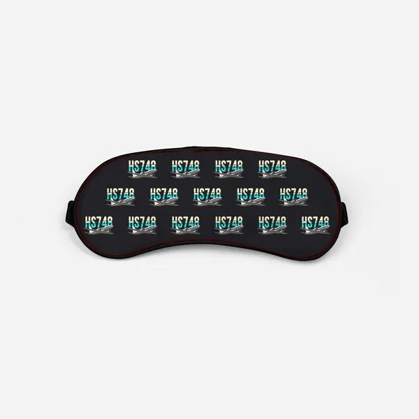 Hawker Siddeley HS 748 Series 2A - Original Pattern - Sleep Mask - Black