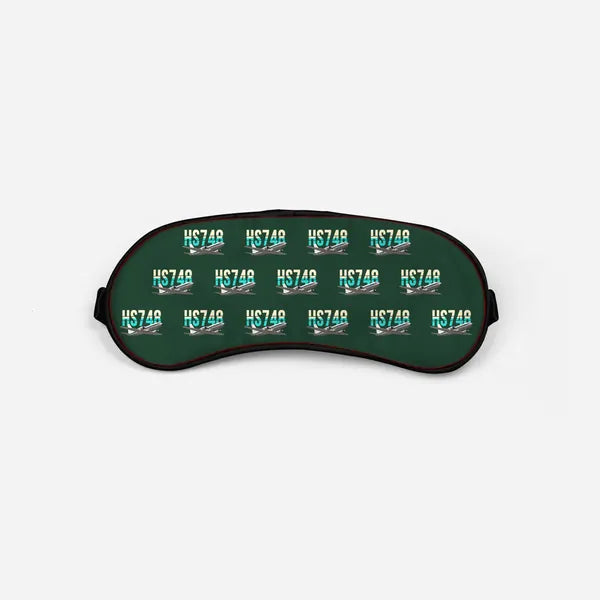 Hawker Siddeley HS 748 Series 2A - Original Pattern - Sleep Mask - Dark Green