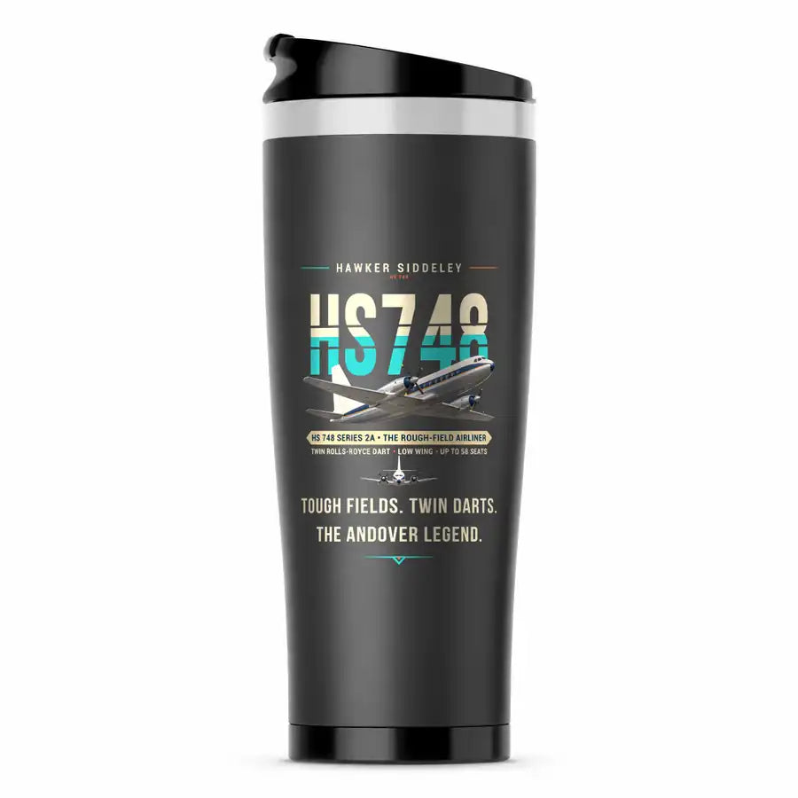 Hawker Siddeley HS 748 Series 2A - Original - Stainless Steel (No Holder) - Gray