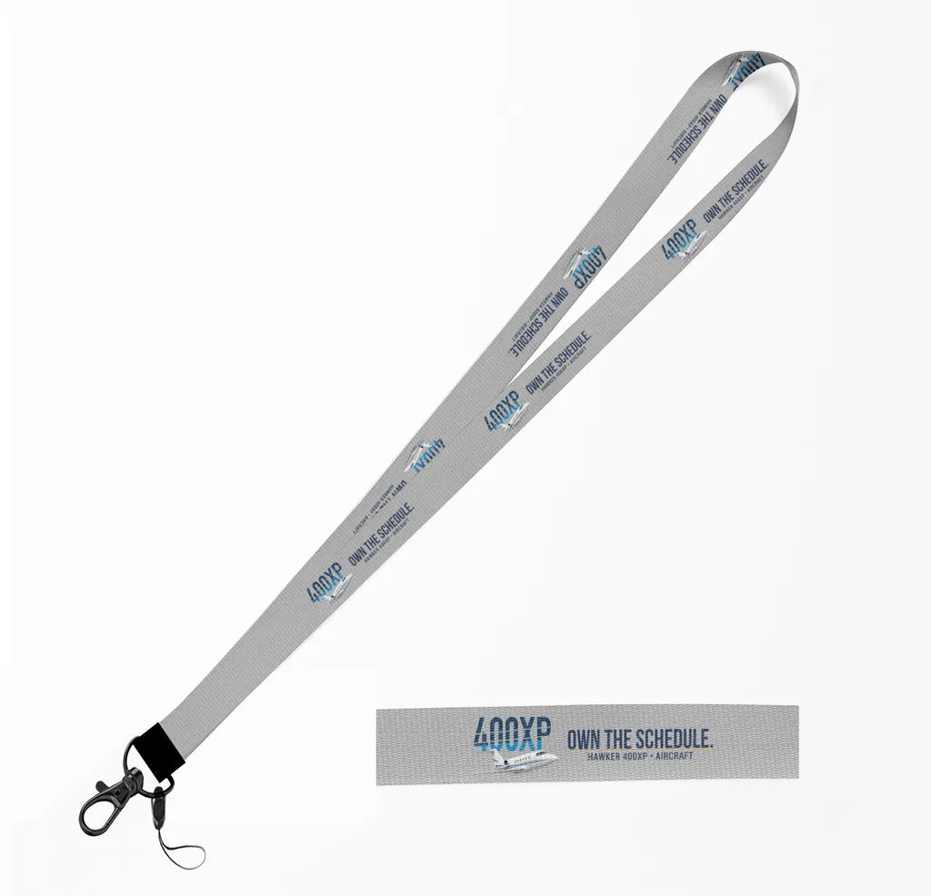 Hawker 400XP lanyard - light gray