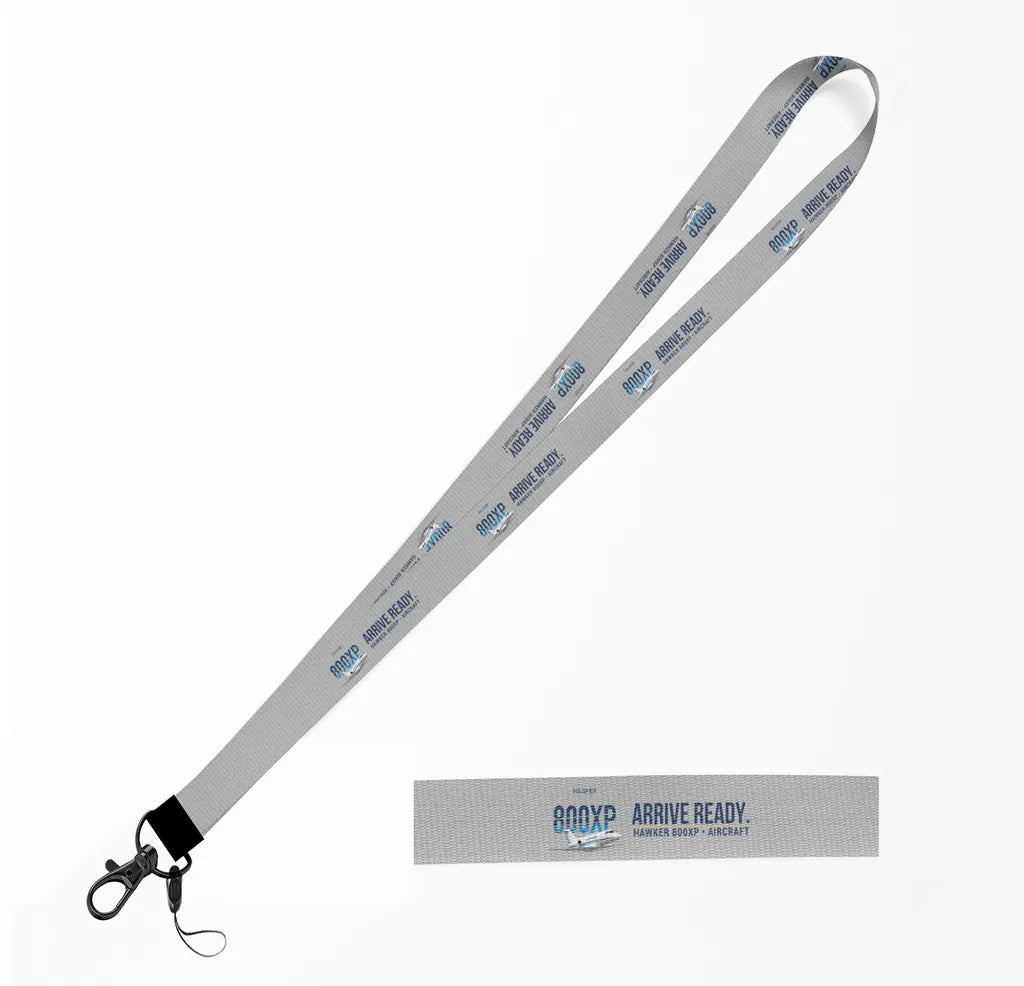 Hawker 800XP lanyard - light gray