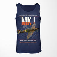 Thumbnail for Hawker Hurricane Mk I design on dark blue tank top