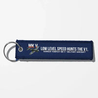 Thumbnail for Hawker Tempest Mk V Aviator Key Chains - Navy Blue