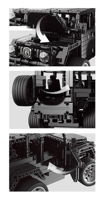 Thumbnail for 651Pcs Benz G car For RC Building Blocks Car Model