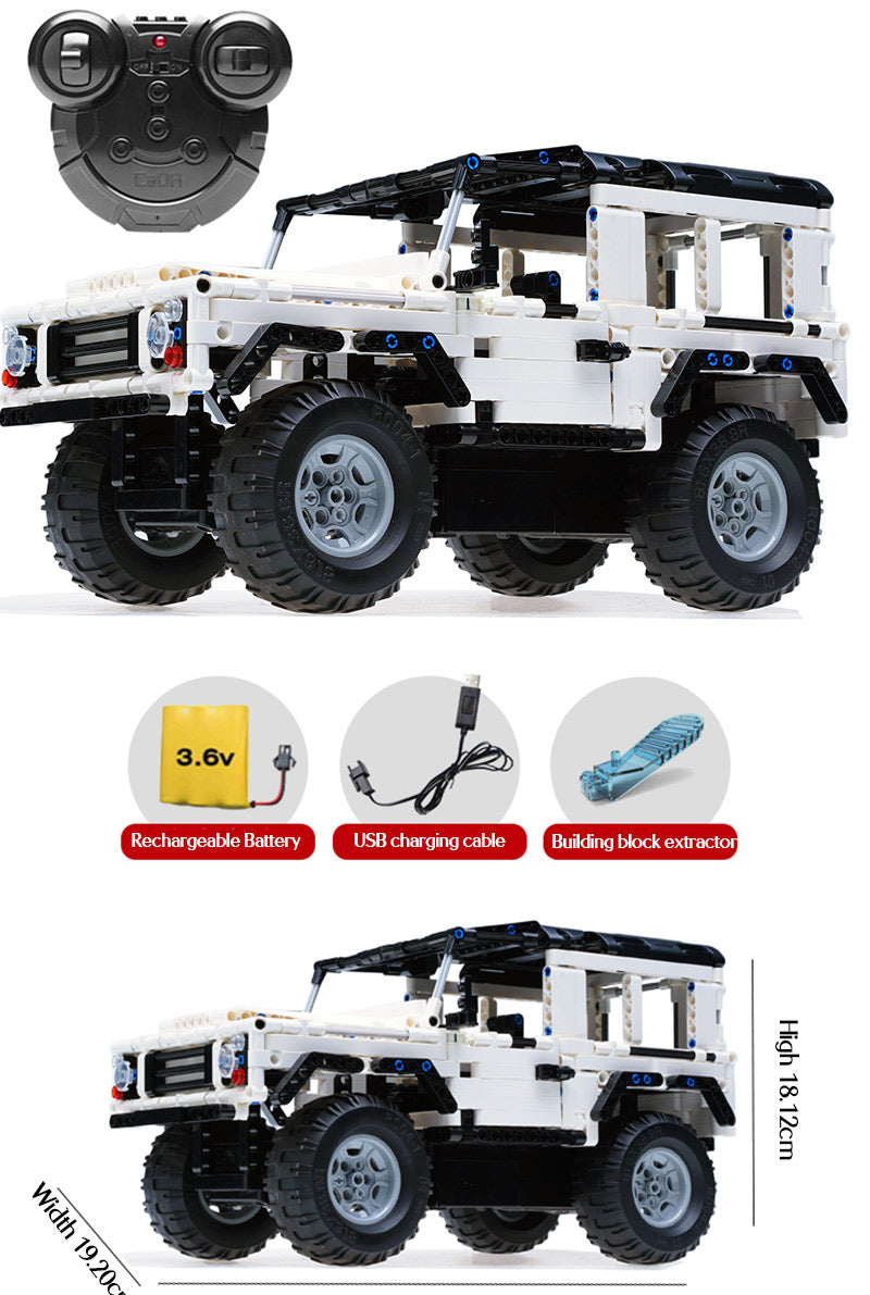 533Pcs Defender Remote Control SUV Car Building Blocks For RC Car Model
