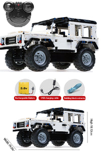 Thumbnail for 533Pcs Defender Remote Control SUV Car Building Blocks For RC Car Model