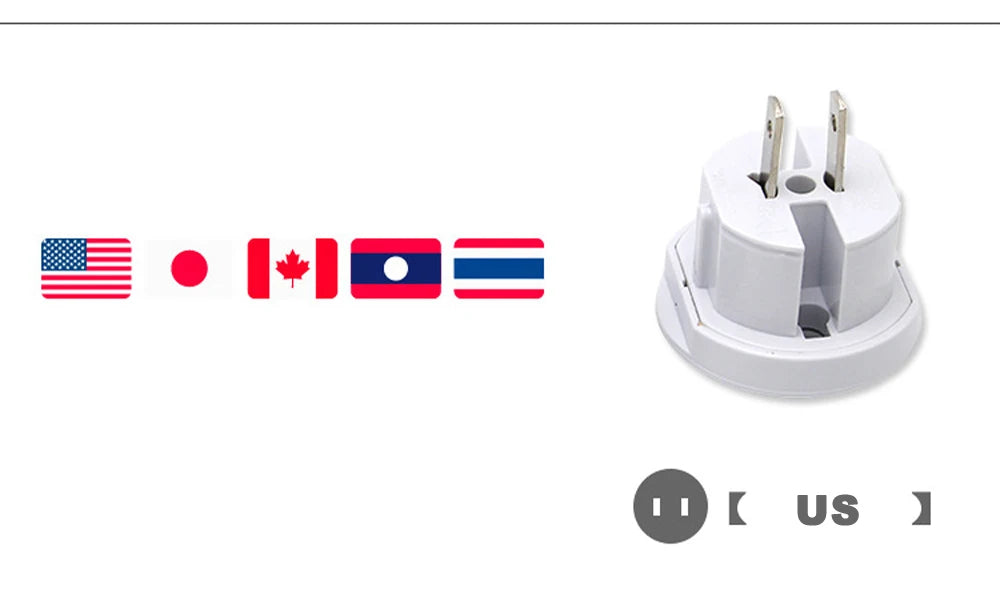 3 in 1 travel adapter conversion plug Universal conversion plug for US UK EU AU plug converter Multi-function conversion plug