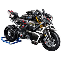 Thumbnail for 1056Pcs Suzuki Motorcycle For Building Blocks Motorcycle aviation themed Lego-style model aircraft in ABS plastic.