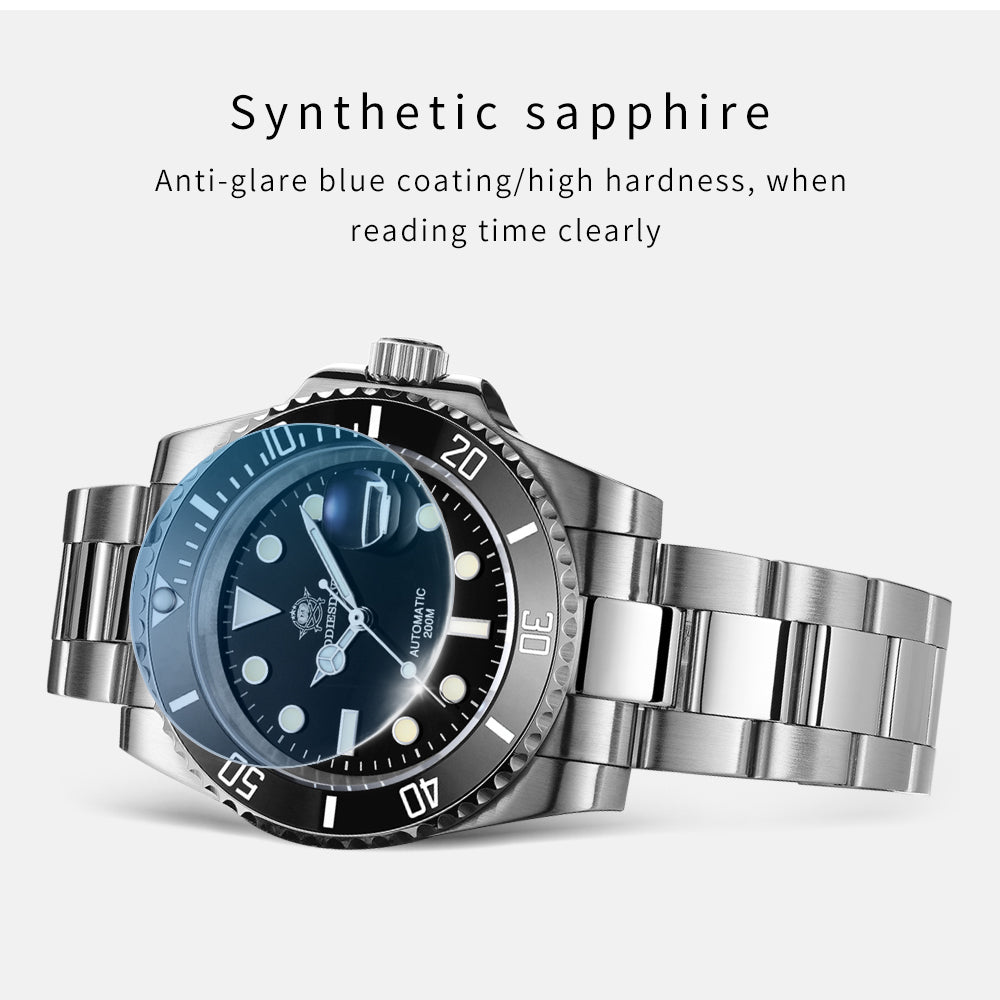 Fashion Multifunctional Quartz Watch for Men Stainless steel Luminous Luxury Stainless