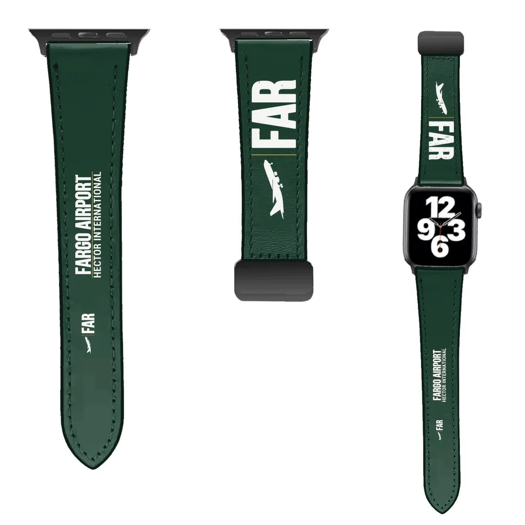 WBV6 | Hector International Airport FAR — Fargo | Leather - Dark Green