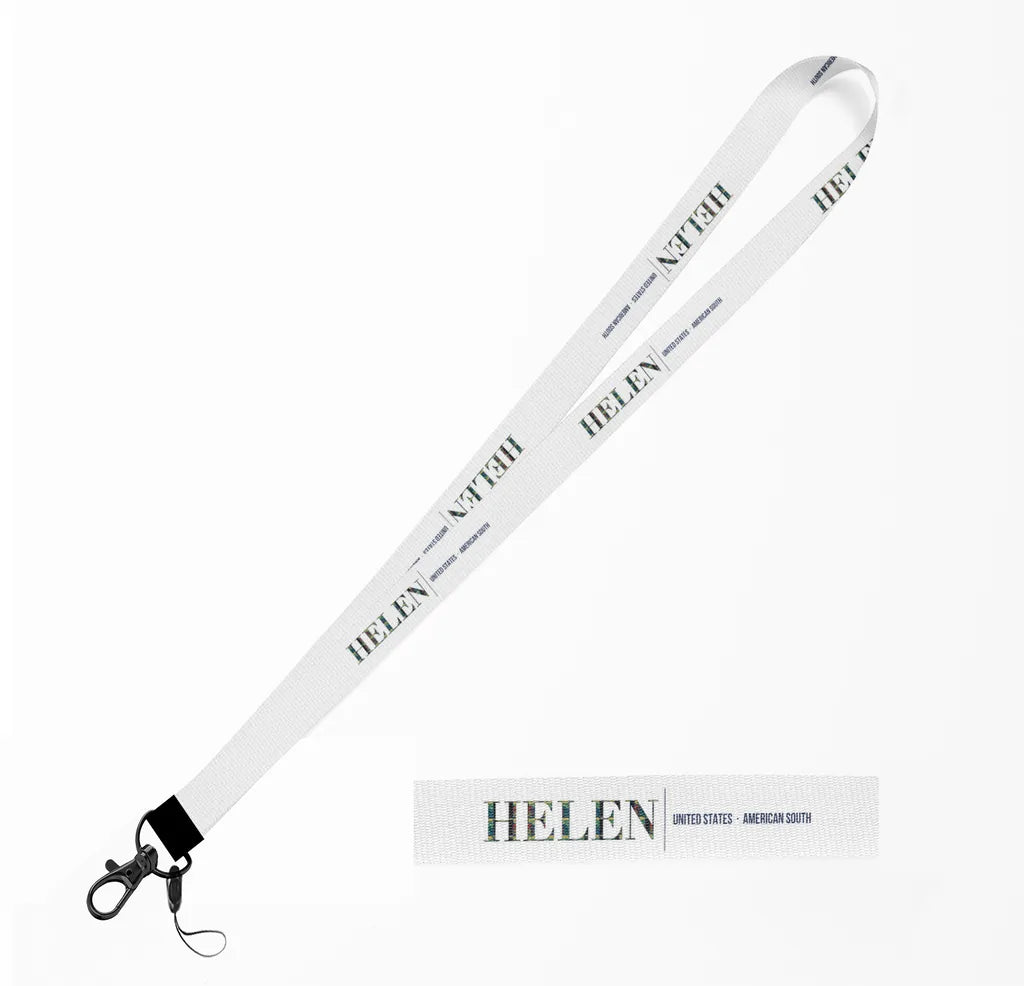 Helen City Series lanyard - white