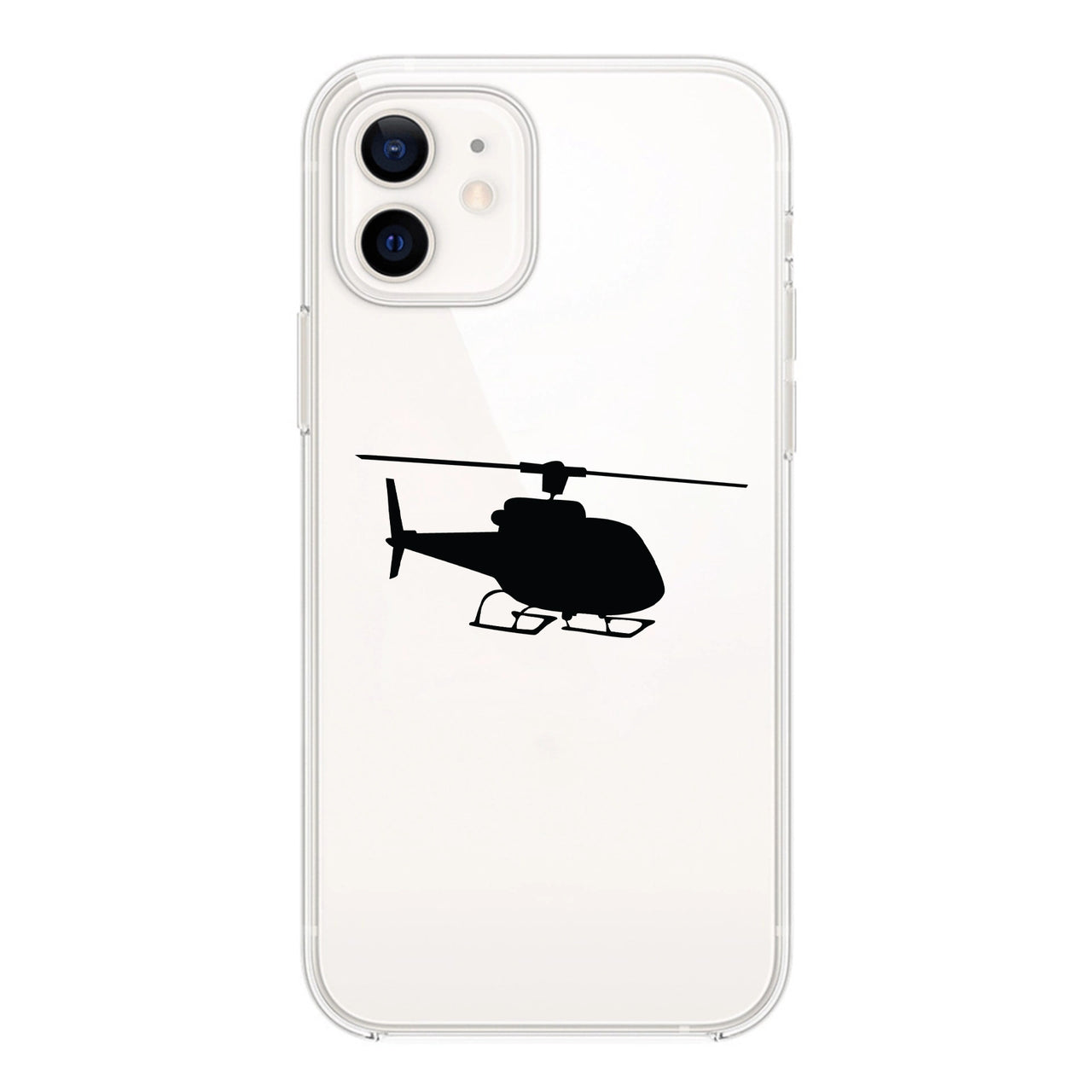 Helicopter Designed Transparent Silicone iPhone Cases