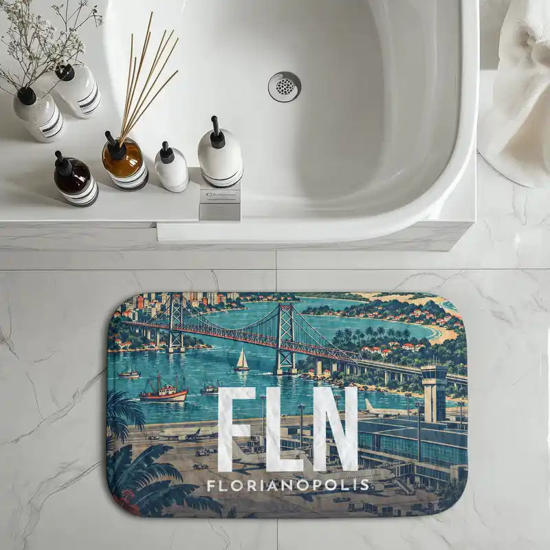Hercilio Luz International Airport (FLN) bath mat