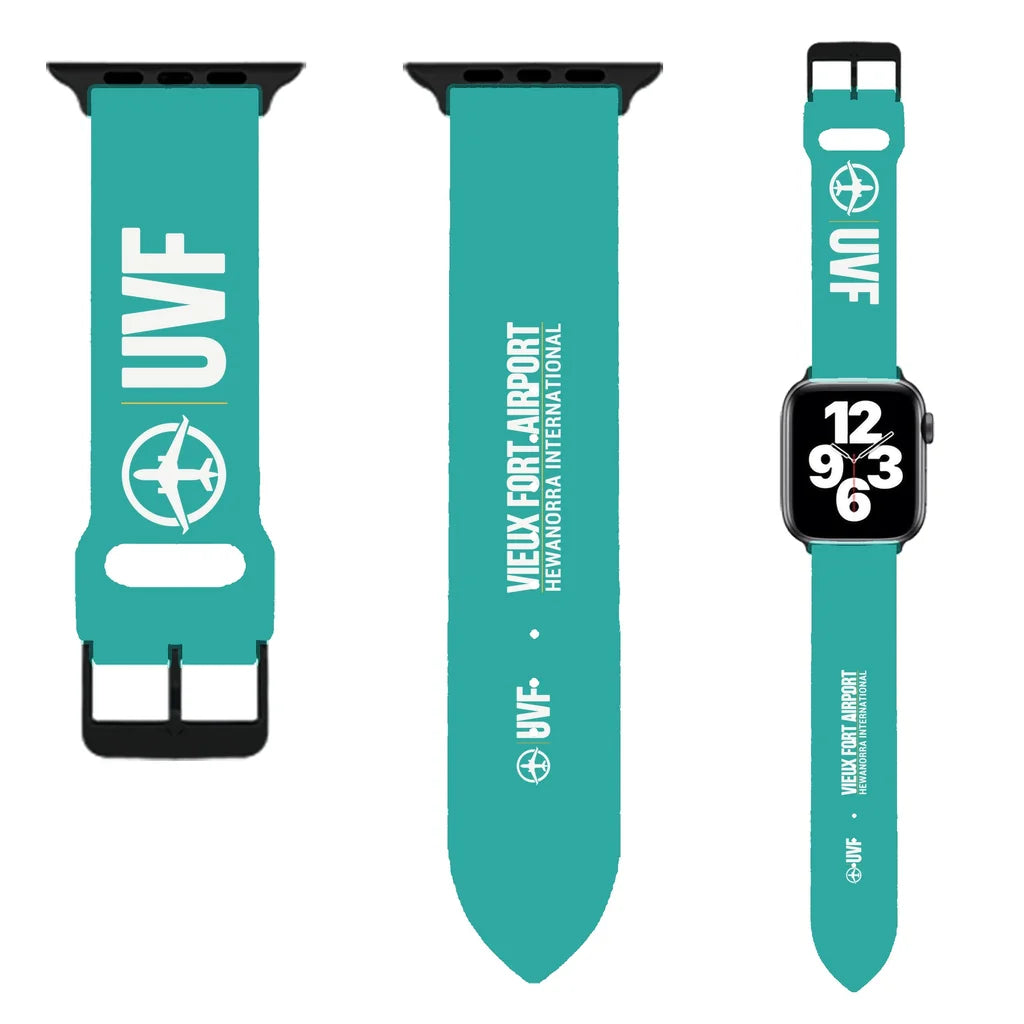 WBV6 | Hewanorra International Airport UVF | Turquoise (Metal Buckle)