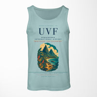 Thumbnail for Hewanorra International Airport (UVF) design on light green tank top