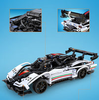 Thumbnail for 456Pcs LED Light High Speed  car For RC Building Blocks Car Model