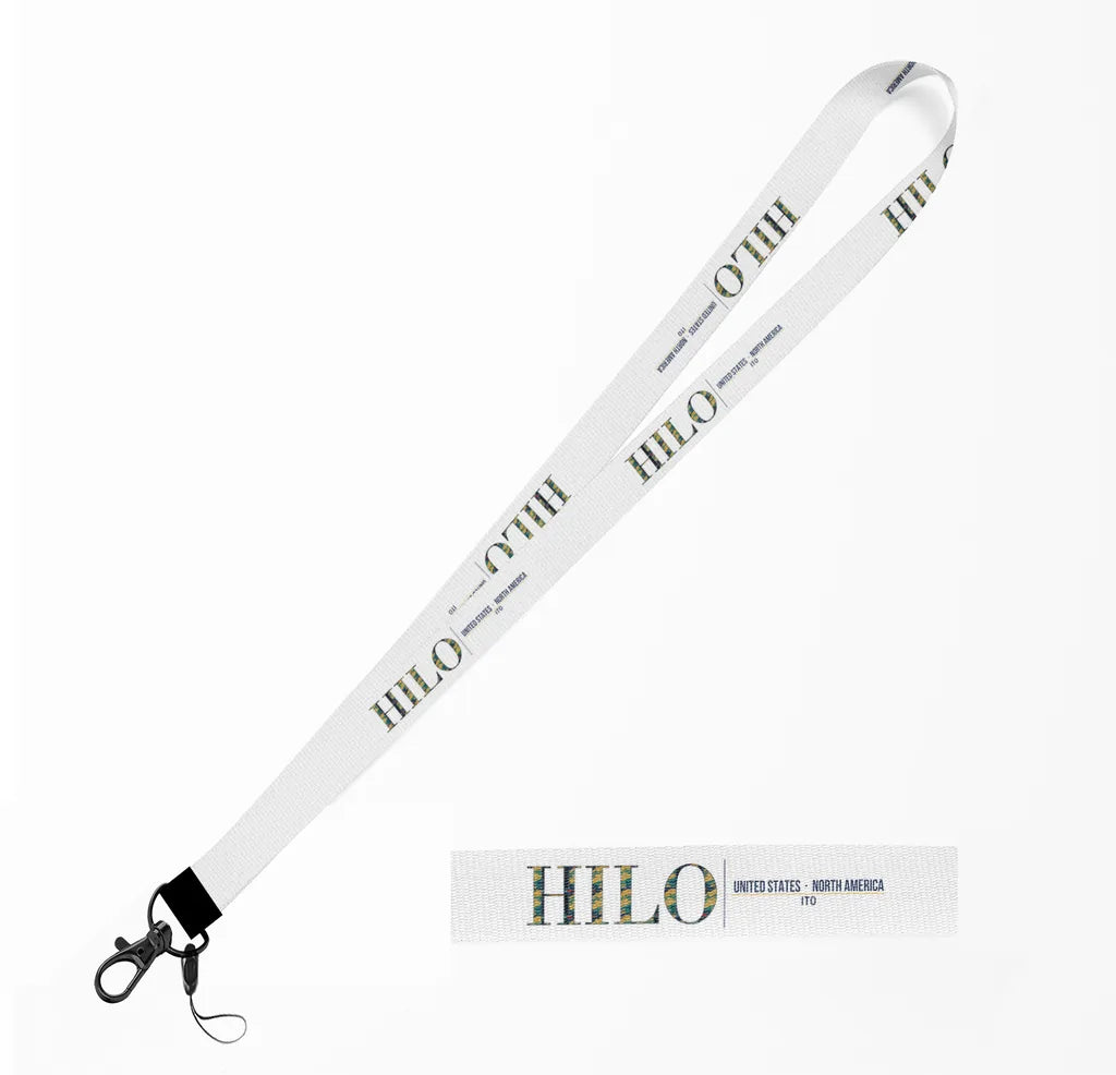 Hilo City Series lanyard - white