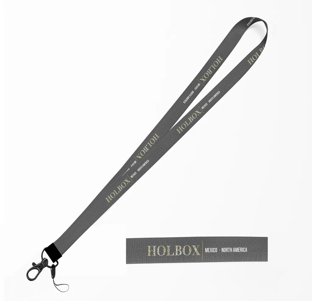 Holbox City Series lanyard - gray
