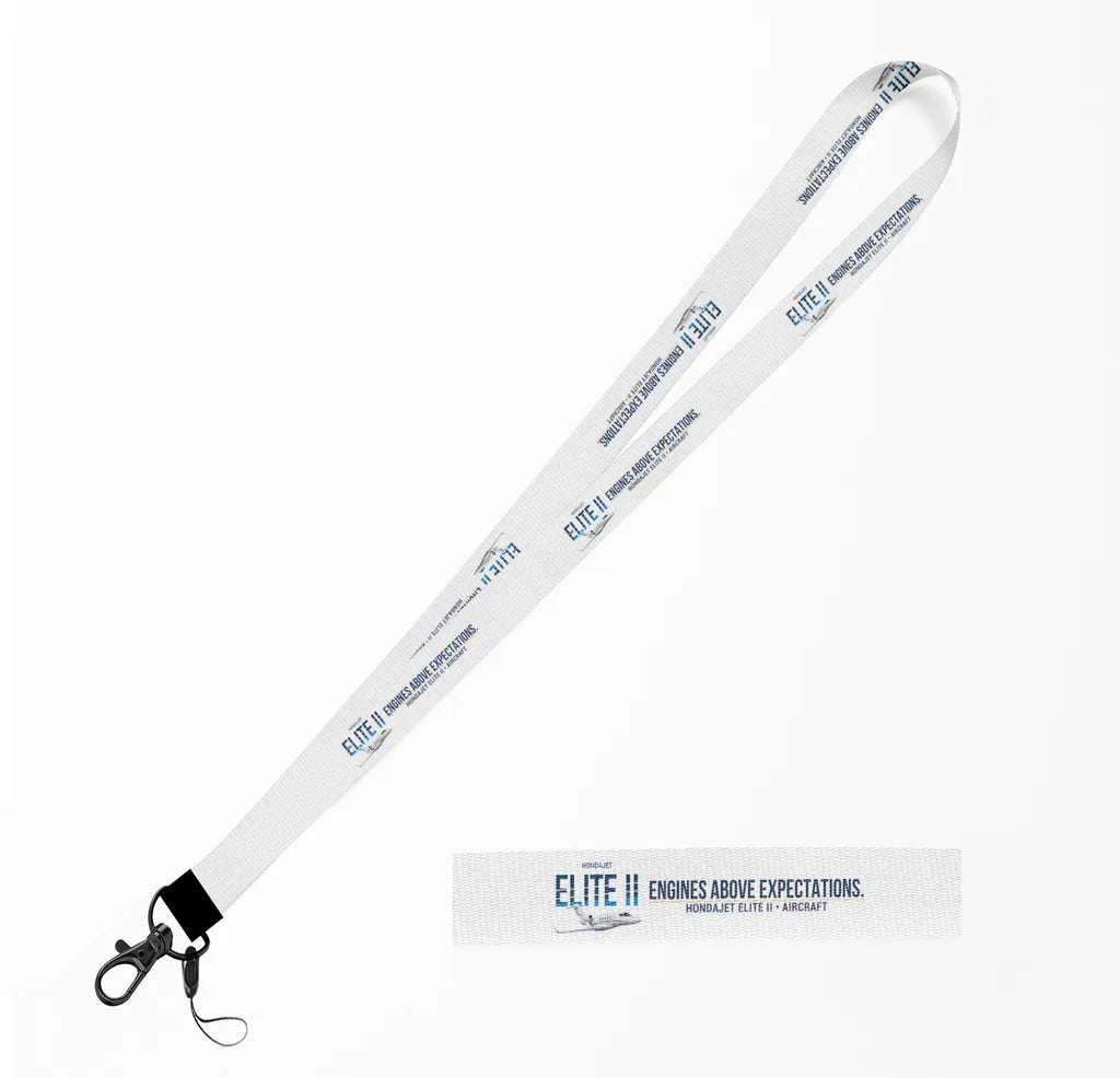 HondaJet Elite II lanyard - white