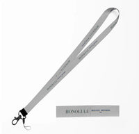 Thumbnail for Honolulu City Series lanyard - light gray