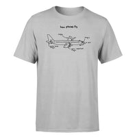 Thumbnail for How Planes Fly design on light gray single side
