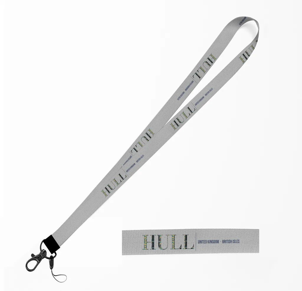 Hull City Series lanyard - light gray