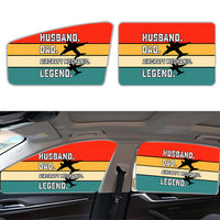 Thumbnail for Husband & Dad & Aircraft Mechanic & Legend Designed Car Sun Shade (Side window)