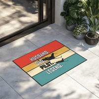 Thumbnail for Husband & Dad & Pilot & Legend Designed Door Mats