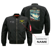 Thumbnail for IAG - Poster - Bomber Jacket - Black + NAME