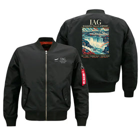 Niagara Falls International Airport (IAG) Bomber Jacket