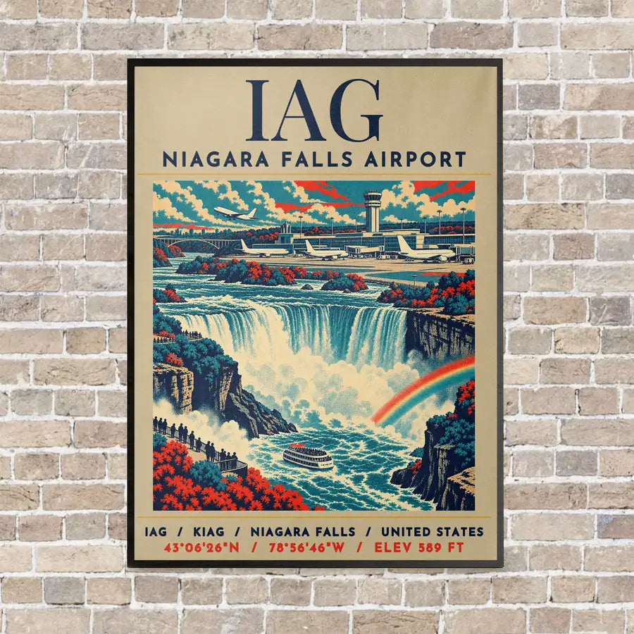 IAG - Poster - Canvas Framed - Beige
